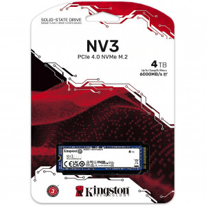 SSD 4Tb; Kingston SNV3S M.2 NVMe 2280 PCIe 4.0 x4 (Под заказ)