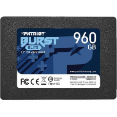 Жесткий диск SSD 960.0 Gb; Patriot Burst; (PBE960GS25SSDR)