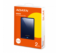 Жесткий диск USB 3.0 2000.0 Gb; ADATA SLIM HV620S; 2.5