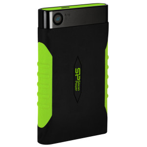 Жесткий диск USB 3.2 1000.0 Gb; Silicon Power Armor A15; 2.5"; Black&Green (SP010TBPHDA15S3K)