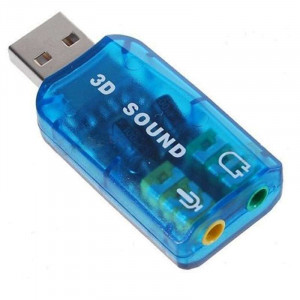 Звуковая карта 3D; USB2.0 Sound 7.1 (G09)