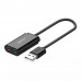 Звуковая карта Ugreen USB 2.0; Black (30724)