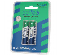  Аккумулятор Perfeo AA2850mAh/2BL,пластик