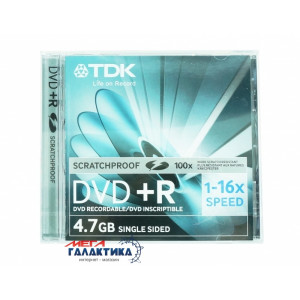  DVD+R TDK SkratchProof 16x 4.7 Gb 