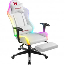  Игровое кресло DEFENDER WATCHER White  (подсветка)