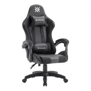  Игровое кресло DEFENDER  OKAS Black/Grey 