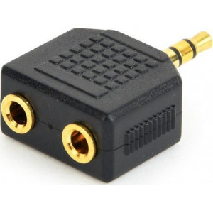  Переходник 3.5 mm jack - 3.5 mm jack x2 (CCA-415A)