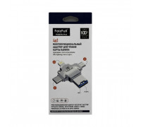  Переходник OTG FaizFull FP43 4in1 USB/Lightning/micro/Type-C