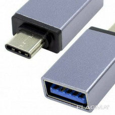 Скороварка Переходник OTG USB 3.0  to TypeC (металл)
