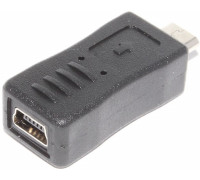  Переходник OTG micro USB M to Mini USB F