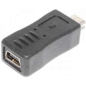  Переходник OTG micro USB M to Mini USB F