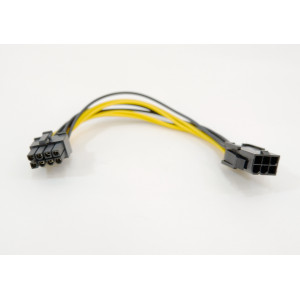  Переходник питания для видеокарт 6pin на 8 pin 