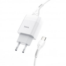  Сетевое зарядное устройство 2xUSB; 5V 2.4A; hoco. (C73A)