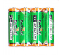 Батарейка DeTech LR6 AM3 1.5V; Типоразмер AA