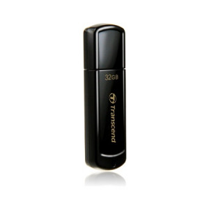 Flash-память Transcend JetFlash 350; 64Gb; USB 2.0; Black (TS64GJF350)