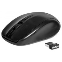 Мышь беспроводная Sven RX-305; Wireless Optical Mouse; USB; Black (SV-03200305W)