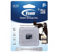 Карта памяти micro SDHC 8Gb Team; Class 10; No adapter (TUSDH8GCL1002)