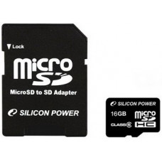 Карта памяти micro SDHC 16 Gb Apacer; Class 10/UHS-I + SD adapter (AP16GMCSHU1-R))