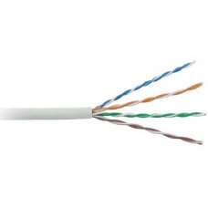 Кабель витая пара кат. 5е DeTech UTP CAT5E 0.50MM CCA Premium (внутренний); 1 м