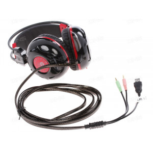Гарнитура A4Tech Bloody G300; Black&Red