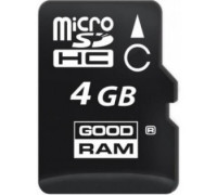 Карта памяти micro SDHC 4Gb GoodRAM; Class 4; No adapter (M400-0040R11)