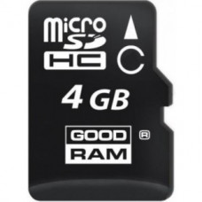 Карта памяти micro SDHC 4Gb GoodRAM; Class 4; No adapter (M400-0040R11)
