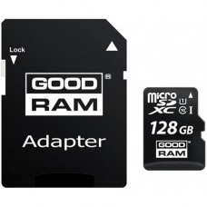 Карта памяти micro SDXC 128Gb GoodRAM (M1A4-1280R11); UHS-I; Class 10; with SD adapter + OTG Reader
