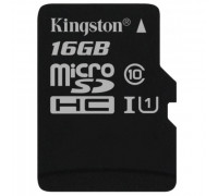Карта памяти micro SDHC 16Gb Kingston; Class 10; No adapter (SDC10G2/16GBSP)