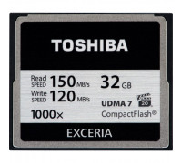 Карта памяти CF 32Gb Toshiba; Exceria CF UDMA 7 1000x (CF-032GTGI(8))