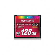 Карта памяти CF 128Gb Transcend; (800x) (TS128GCF800)