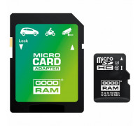 Карта памяти micro SDHC 32Gb GoodRAM; Class 10 UHS-I U3; With SD-adapter (M3AA-0320R11-DD)