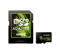 Карта памяти micro SDHC 16Gb Verico; Class 10; With SD-adapter (VFE3-16G-V1E)