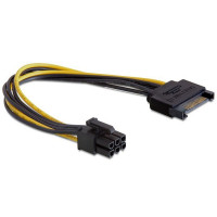 Переходник питания для видеокарт SATA/PCI-E 6pin (CC-PSU-SATA)