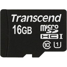 Карта памяти micro SDHC 16Gb Transcend; Class 10 UHS-I Premium 400X; No adapter (TS16GUSDCU1)