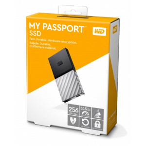 Жесткий диск SSD 256.0 Gb; Western Digital My Passport Black; USB 3.1 (WDBK3E2560PSL-WESN)