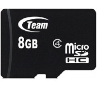 Карта памяти micro SDHC 8Gb Team; Class 4; No adapter (TUSDH8GCL402)