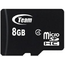 Карта памяти micro SDHC 8Gb Team; Class 4; No adapter (TUSDH8GCL402)