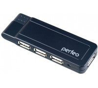 USB разветвители (HUB) HUB USB 2.0; 4 порта Perfeo (PF-VI-H021)