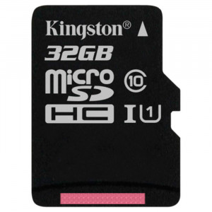 Карта памяти micro SDHC 32GB Kingston Class 10 UHS-I Canvas Select (SDCS/32GBSP)
