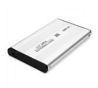 Карман для HDD внешний HDD case; USB 2.0; 2.5"; Retail; Silver