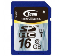 Карта памяти SDHC 16Gb Team (TSDHC16GUHS01); Class 10