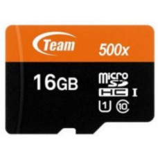 Карта памяти micro SDHC 16Gb Team; Class 10 UHS-1; with SD adapter (TUSDH16GCL10U03)