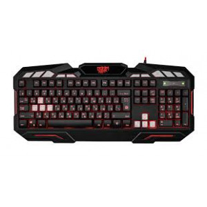 Клавиатура проводная Defender Doom Keeper GK-100DL; USB; Black (45100)
