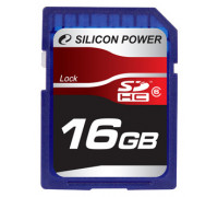 Карта памяти SDHC 16Gb Silicon Power; Class 6 (SP016GBSDH006V10)