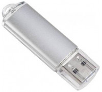 Flash-память Perfeo 32Gb ; USB 2.0; Silver (PF-E01S032ES)
