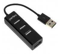 USB разветвители (HUB) Perfeo PF-HYD-6010H; HUB USB 2.0; 4 порта 
