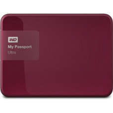 Жесткий диск USB 3.0 3000.0 Gb; Western Digital My Passport Ultra; Red (WDBBKD0030BBY-EESN)