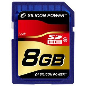 Карта памяти SDHC 8Gb Silicon Power Class 10 (SP008GBSDH010V10)