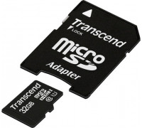 Карта памяти micro SDHC 32Gb Transcend (TS32GUSDU1)