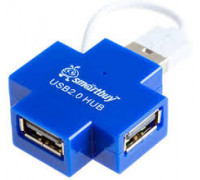 USB разветвитель (HUB) Smart Buy SBHA-6900; HUB USB 2.0; 4 порта (SBHA-6900-B)